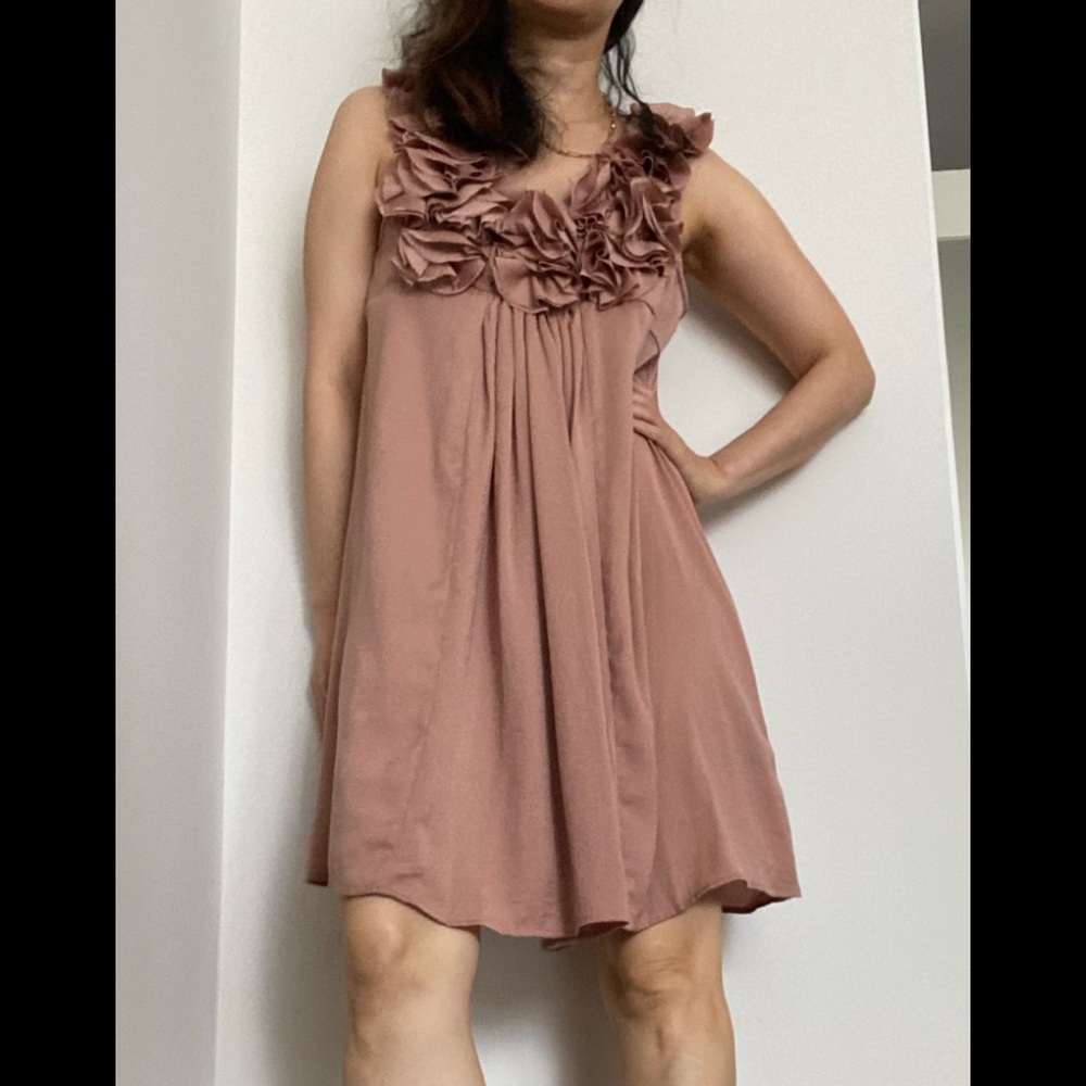 H&M beautiful rose colored summer dress size 6